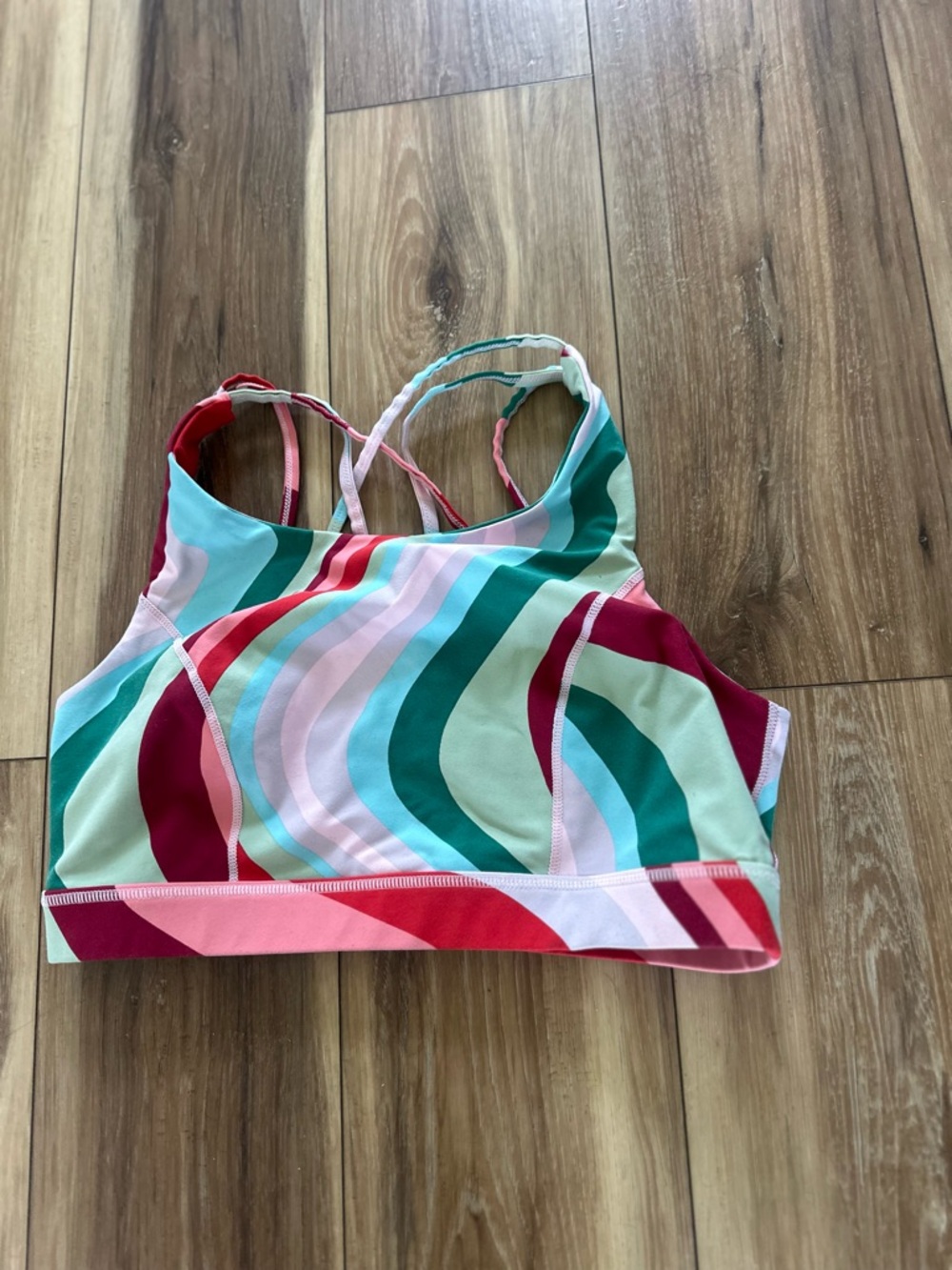 Torrid Active womens Colorful Striped Sports Bra size 1X - Picture 4 of 6